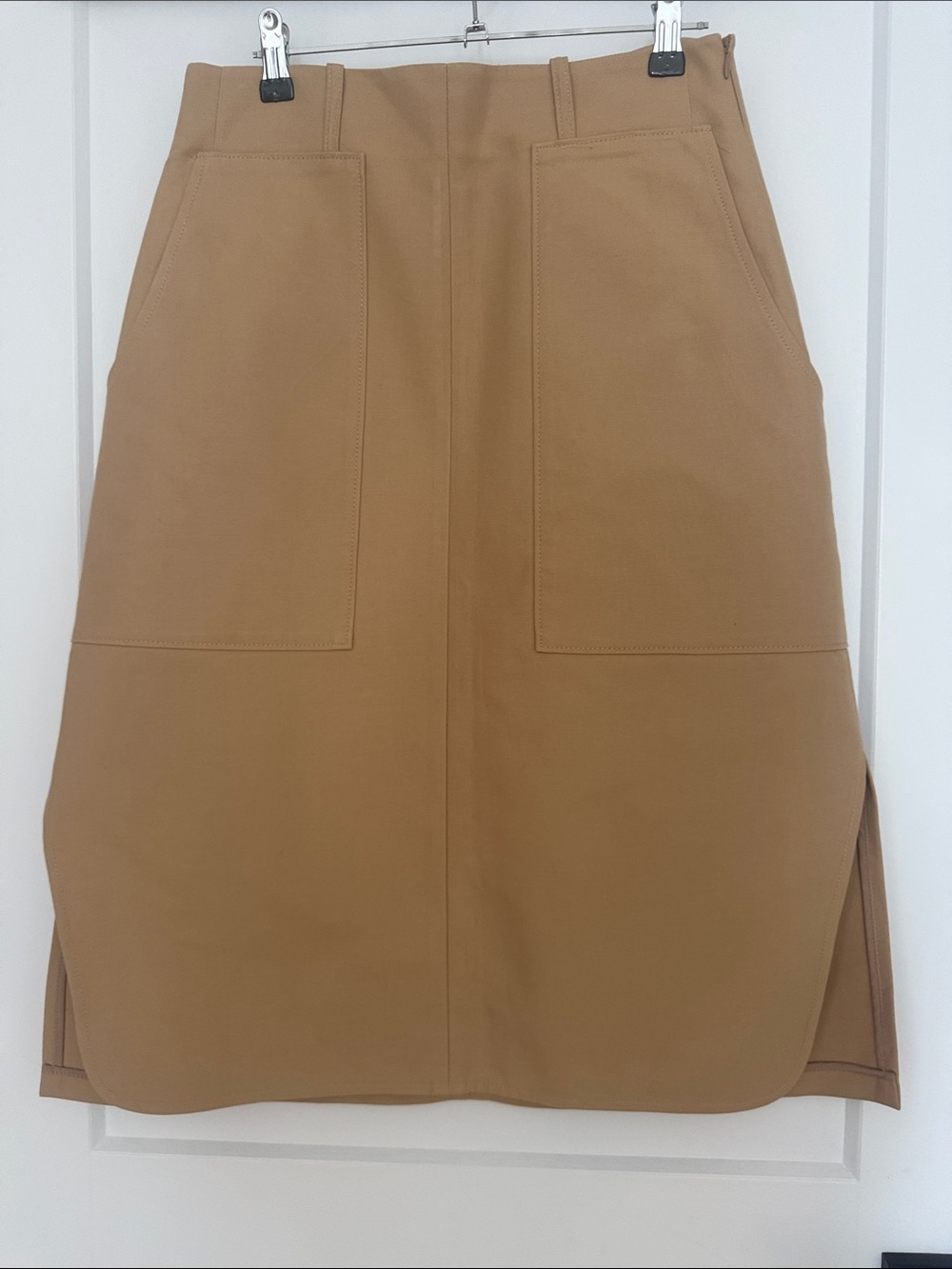 Women's Midi Utility Skirt in Tan